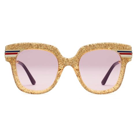 occhiali sole gucci glitter|Gucci Sunglasses for Women .